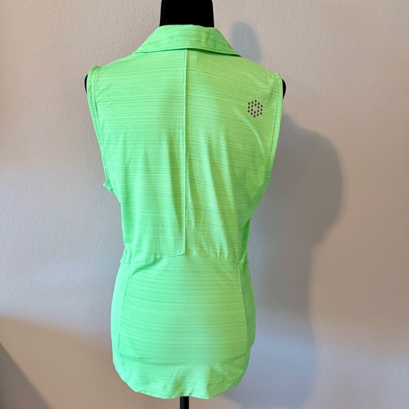 Puma Women's Light Green Golf Sleeveless Top - Picture 2 of 5